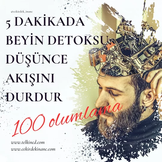 5 Dakikada Beyin Detoksu: Düşünce Akışını Durdur 100 Olumlamalı | İsme Özel Telkin MP3