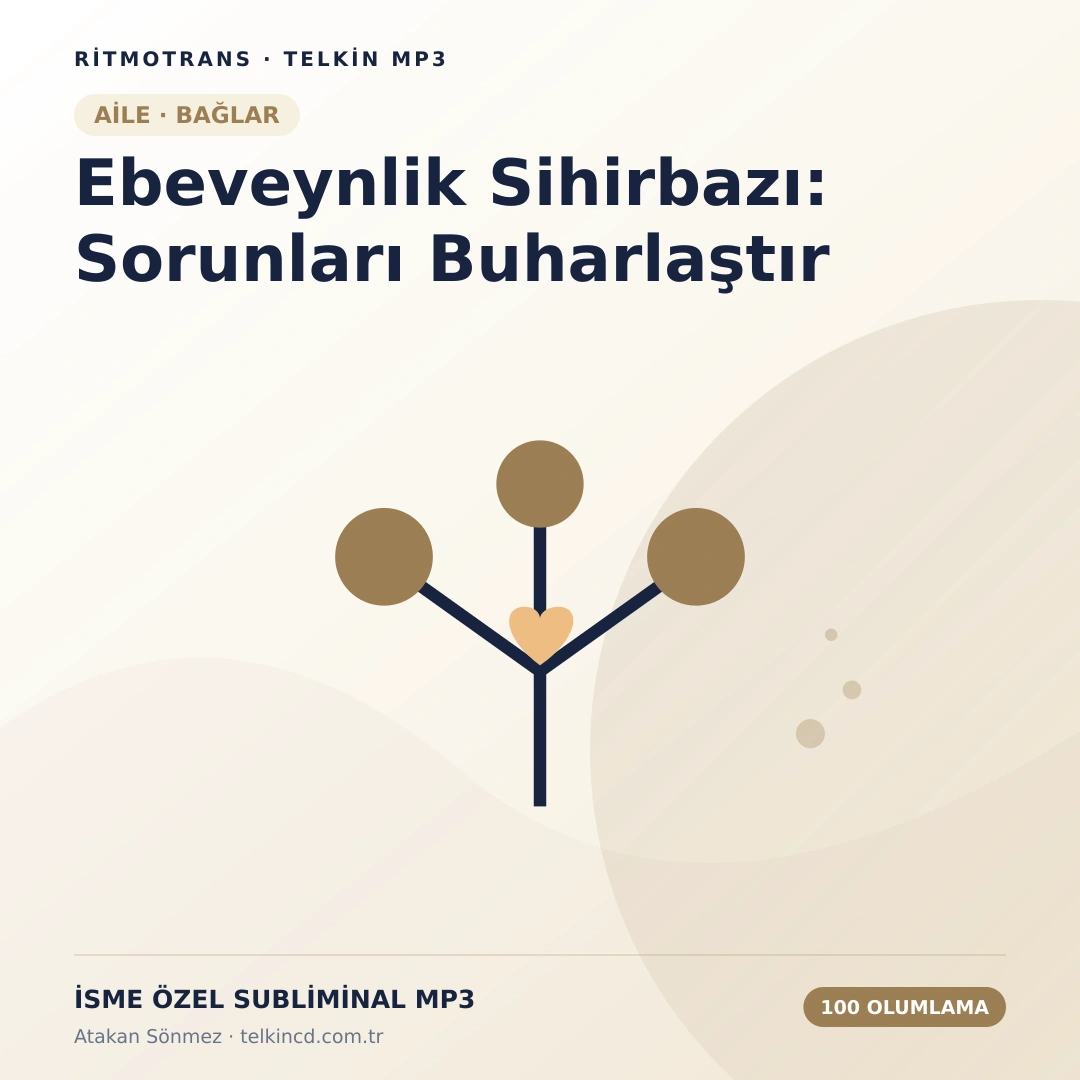 Ebeveynlik Sihirbazı: Sorunları Buharlaştır 100 Olumlamalı | İsme Özel Telkin MP3