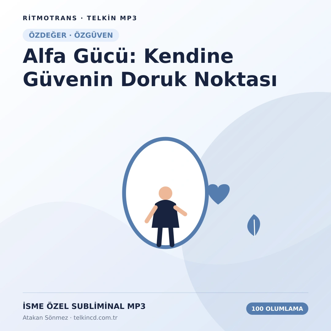 Alfa Gücü: Kendine Güvenin Doruk Noktası 100 Olumlamalı | İsme Özel Telkin MP3